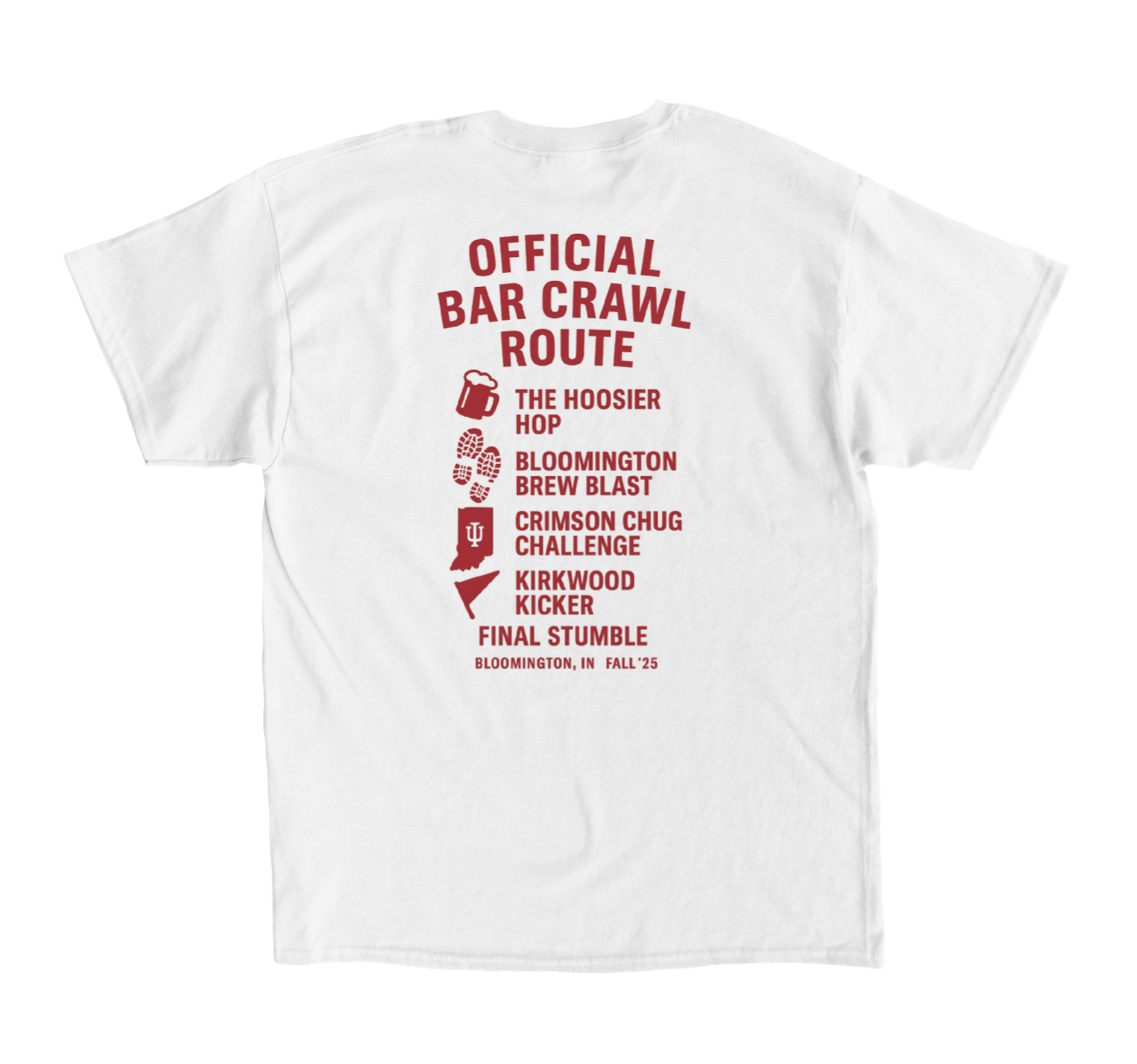 IU Welcome Week Crawl 2025 Official Shirt